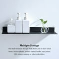 thumbnail image 4 of QualitChoice Wall Metal Shelf Kitchen Bathroom Storage Rack Mirror Shower Rustproof Shelves Multifunction Organizer Accessories 20cm 1 Pc, 4 of 6