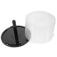 thumbnail image 3 of KAKOWELY 2 pcs Empty CD Storage Bucket DVD Storage Holder Portable DVD Storage Containers,5.47"X5.47"X3.15", 3 of 5