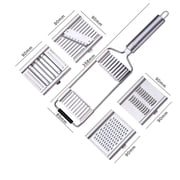 MiHerom Handheld Food Grater Professional Zester Slicing Set with 4 Interchangeable Blades