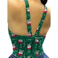 thumbnail image 3 of DYMADE Women's Funny Christmas Snowflake Elk Printed Basic Sleeveless Tank Top, 3 of 5