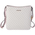 thumbnail image 2 of Michael Kors Women's Jet Set Large Messenger Crossbody Bag- Vanilla / Powder Blush, 2 of 8