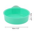 thumbnail image 2 of Unique Bargains 1 Pc Convenient Hanging Dog Bowl for Indoor and Outdoor Plastic Green Large, 2 of 4
