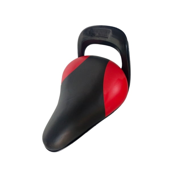 Eigraketly Sillín de bicicleta de montaña para niños de cuero PU reemplazo en forma de U ergonómico colorido mejora asiento de bicicletas a Ciclismo Rojo