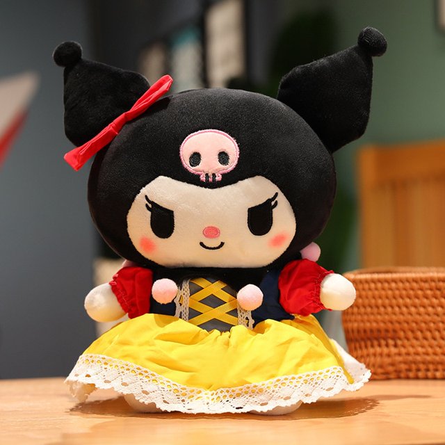 Sanrio-muñeco de peluche de 25cm, bonito colgante My Melody Kuromi Kawaii, juguetes de peluche, regalo de cumpleaños para niñaszhangyuxiang