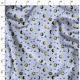 thumbnail image 3 of Soimoi Cotton Voile Fabric Moon & Stars Galaxy Print Fabric by Yard 56 Inch Wide, 3 of 6