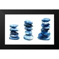 thumbnail image 2 of Smith, Crystal 14x10 Black Modern Framed Museum Art Print Titled - Sea Blue Stones, 2 of 5