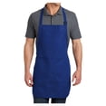 thumbnail image 1 of Mafoose Adult Unisex Full Length Apron with Pockets Royal, 1 of 3