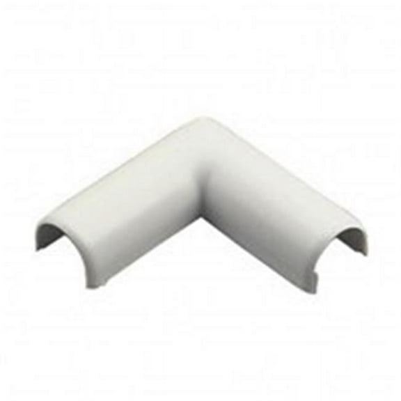 Wiremold  Wire Channel Flat Elbow - White