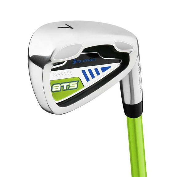 Orlimar ATS Junior Boys' Lime/Blue Series #7 Iron - Right Handed, Ages 3-5
