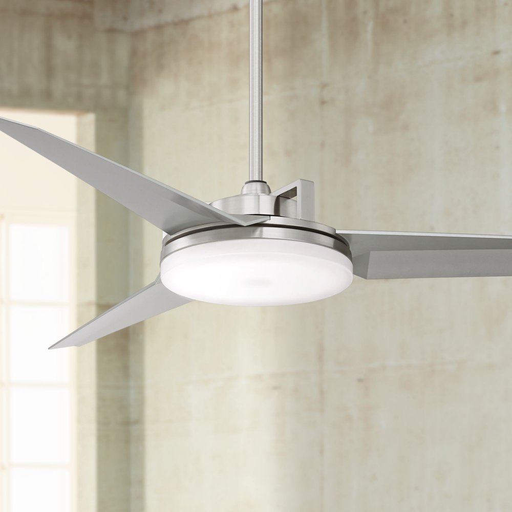 52" Casa Vieja Modern Ceiling Fan with Light LED Dimmable Remote