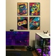thumbnail image 4 of Drsoum Bedroom Game Wall Boy Gamer Room Decor Art Print Artwork for Bathroom Hallway Kitch 8x10in4pcs Black Framed, 4 of 5