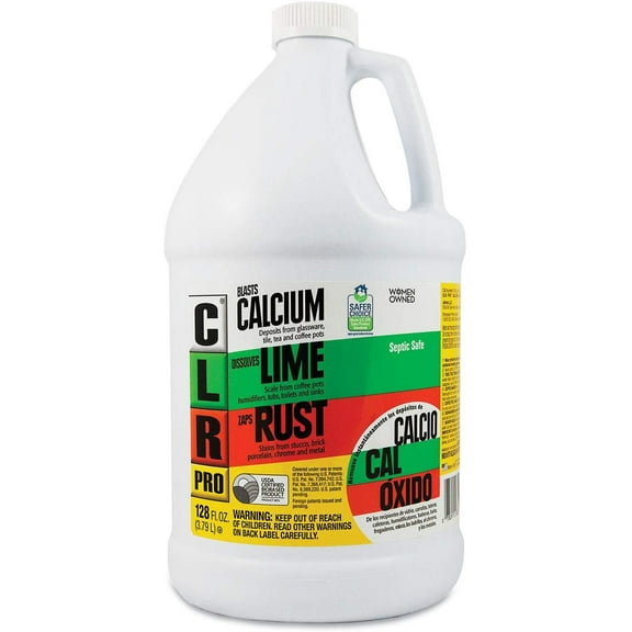 CLR Pro CL-4Pro Calcium, Lime and Rust Remover, 1 Gallon - Pack of 4