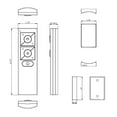 thumbnail image 3 of Modern Forms Fans Remote Control in White, 3 of 4