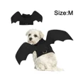 thumbnail image 2 of -m-Alas de murciélago para mascotas, disfraz de Halloween, negro, genial, para perro, gato, murciélago negro, para cambiarse, 2 of 5