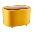 thumbnail image 3 of AMERTEER Nordic Small Trash Can Desktop Push-Type Pop Lid for Kitchen and Office Desktop, 3 of 3