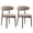 Camel, variant on Upholstered Dining Chairs (Set of 2) — Modern Wooden Side Chairs with Foot Pegs for Kitchen & Dining, Beige