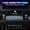 Black Gray Gradient, variant on AULA F75 81-Key Wireless Mechanical Gaming Keyboard, RGB Illuminated, Tri-Mode, Hot-Swappable, Knob, Compact 75%, Anti-Ghosting, USB-A, Light Blue