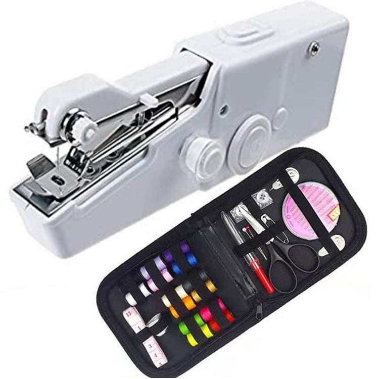 BAOLE Handheld electric sewing machine, multi-functional portable small sewing machine, mini and simple hand sewing machine