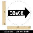 thumbnail image 2 of Beach Arrow Fun Text Self-Inking Rubber Stamp Ink Stamper - Purple Ink - Mini 1/2 Inch, 2 of 7