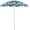 Monstera, variant on Bayside21 7 ft Beach Umbrella with Sand Anchor & Tilt, UV 50+ Protection Outdoor Sunshade Umbrella with Carry Bag,S20T Blue Como Stripe
