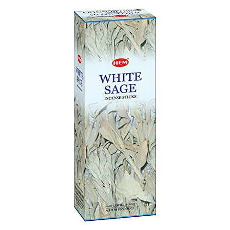Hem White Sage Incense, 120 Stick Box (Best Smelling Hem Incense)