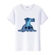 thumbnail image 2 of Disney-camisetas con estampado de Lilo Stitch para mujer, ropa de manga corta para niña, camisa blanca para niño, 2 of 6