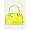 thumbnail image 2 of No Boundaries Women's Jelly Top Handle Mini Bag, Soft Sulfur, 2 of 6