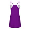 thumbnail image 6 of Borniu Womens Tennis Dress Workout Mini Dress with Shorts Sleeveless Spaghetti Straps Golf Athletic Dresses, 6 of 7
