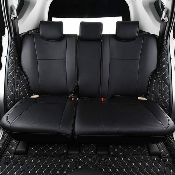 Black Leather Auto 5 Seat Covers Custom Fit For Toyota Rav4 Se Xle Sport 2018 Com - Seat Covers For 2018 Toyota Rav4 Le