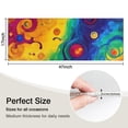 thumbnail image 5 of Colorful Circular Pattern Kitchen Rug Mat,Kitchen Runner Rugs Non Skid Washable,Decorative Kitchen Floor Mats for Kitchen,Sink,Laundry,17"X47", 5 of 5