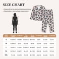 thumbnail image 4 of Lsque Turtle Pattern Long Sleeve Pajama Set for Women - Soft 2-Piece Sleepwear and Loungewear Set with Pockets, Comfy Nightwear-XX-Large, 4 of 7