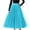 Blue, variant on Ediodpoh Women's Skirts Midi Retro High Waist Tutu Skirt Long Underskirt for Fancy Dress and Carnival Ballet Skirt Black XXL