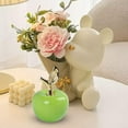 thumbnail image 6 of FashionCha Apples Statue Ceramic Apples Figurine Decorative Simulation Desktop Ornament for M, 6 of 9