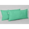 thumbnail image 2 of VargottamIndoor/OutdoorPolyester FabricLumbarPillowCover,All-Weather Waterproof Rectangular Cushion Case for Patio Furniture,12" x 18"Set of 2-Aquamarine, 2 of 7