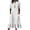 Z02-White, variant on Husipze Womens Summer Cotton Midi Dress Elbow Length Sleeve Button Front V Neck Casual Loose Dress with Pockets Khaki XL