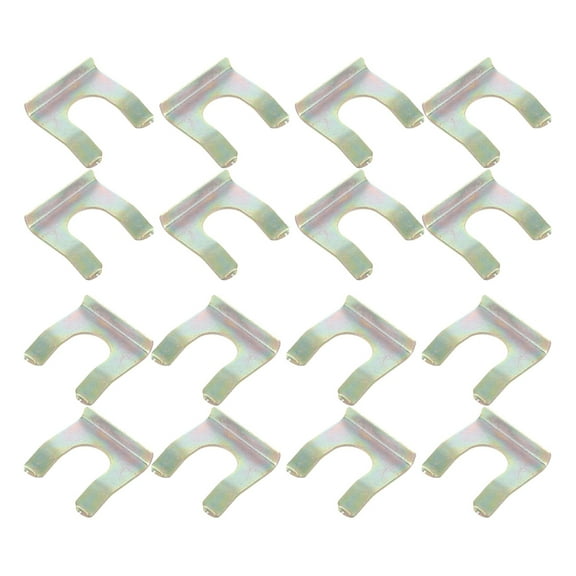 Zehuanyu 20pcs Brake Line Fixing Holder U Shaped Iron Clamp Brake Hose Clips Heavy Duty Metal Clamps For Car Truck Engineering Vehicles