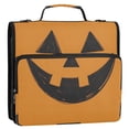 thumbnail image 3 of ALAZA Zipper Binder Bag Funny Pumpkin 3 Ring File Folder Binder Organizer Bag, 3 of 8