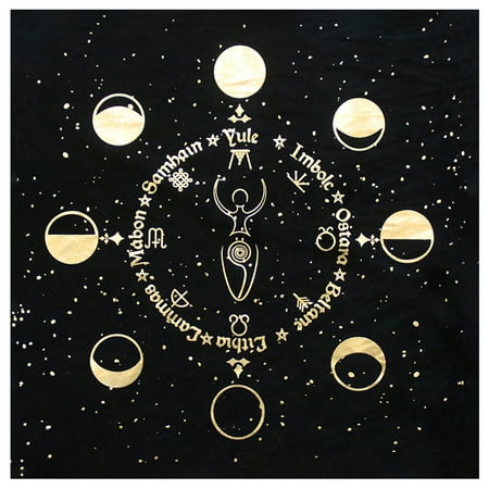 

Square Pendulum Divination Tablecloth Tarots Card Pad Runes Altar Table Cloth