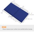 thumbnail image 3 of Outsunny 2 PC Outdoor Chair Cushions, Yarn-Dyed Polyester Outdoor Cushions, 3 of 10