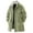 Green*1, variant on Men's Zip Up Long Windbreaker Lightweight Mid-Length Casual Jacket with Pockets Stand Collar Trench Coat Streetwear,Khaki,XXXXXL