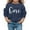 Navy, variant on Toddler Girls Sweatshirts Crew Neck Letter Print Children's Long Sleeved Top Sweatshirts Casual Fashion Clothes Size 3-4T