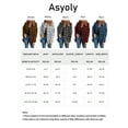 thumbnail image 2 of Asyoly Shacket Jacket For Women Plaid Long Sleeve Button Down Distressed Casual Shirt Jacket Boyfriend Style Oversized Coat Loose Outerwear With Pockets, 2 of 7