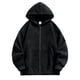 thumbnail image 1 of Gibobby Sudadera de cierre hombre Sudadera con Capucha y Cierre de Forro Polar para Hombre(Negro,CH), 1 of 5