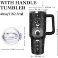 thumbnail image 2 of 40 oz Bat Coffee Mug Cup Vacuum Insulated Travel Tumbler with Handle Lid and Straw,Gothic Gifts,Halloween Accessories Stuff, 2 of 6