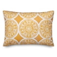 thumbnail image 2 of Creative Products Small Yellow Full Pattern Medallions 14x20 Indoor / Outdoor Pillow, 2 of 3