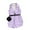 Purple, variant on Odeerbi Toddler Winter Coat Kids Girls Outerwear Jackets Baby Fall Long Sleeve Turndown Collar Set Trousers With Belt Bag Baby 2025 Fashion Suit Hot Pink
