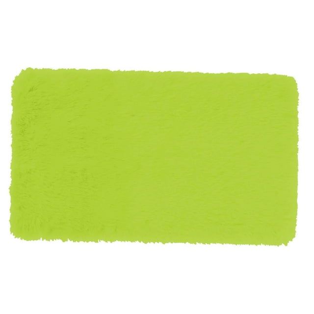Alfombra rectangular para casa de muñecas, escala 1:12, para sala de estar Verde