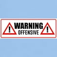thumbnail image 3 of CafePress - Warning Offensive Light T Shirt - Men's Classic Graphic T-Shirt, 3 of 4