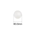 thumbnail image 2 of Unique Bargains Billes de Roulement en Plastique Plein en Nylon 3,5 mm G1 Précision, Lot de 25, 2 of 4