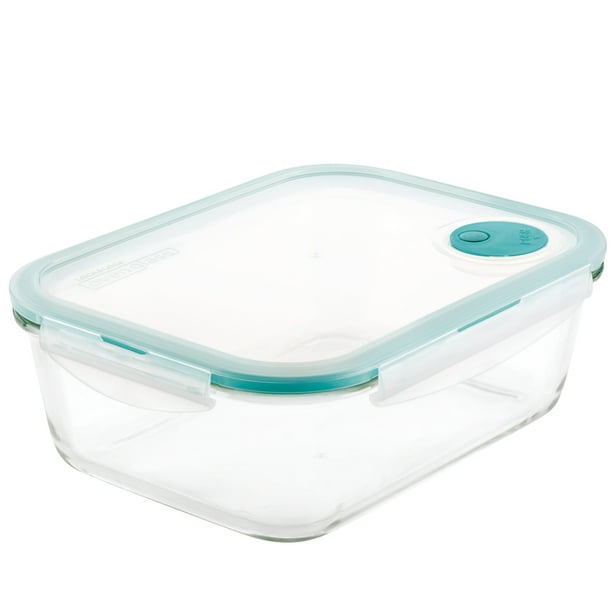 LocknLock Purely Better Vented Glass Food Storage Container, 68-Ounce ...